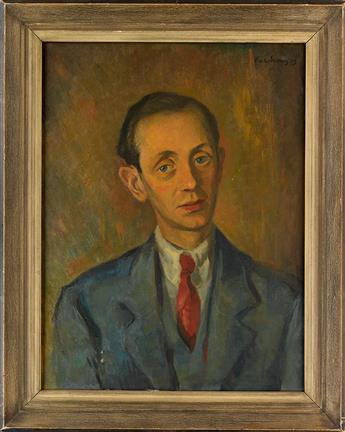 KARL SCHRAG Portrait of Lucien Goldschmidt.